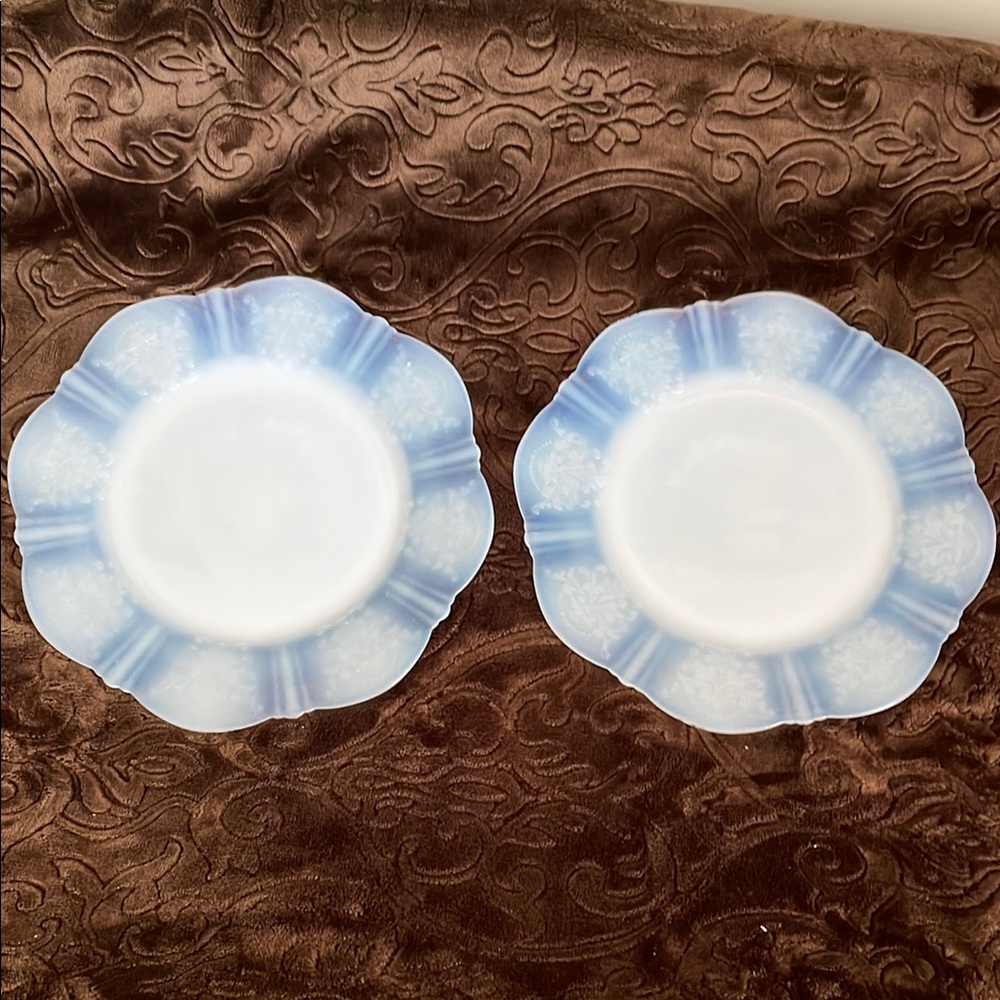 MacBeth Evans American Sweetheart Monax depression dessert bread plates 8”